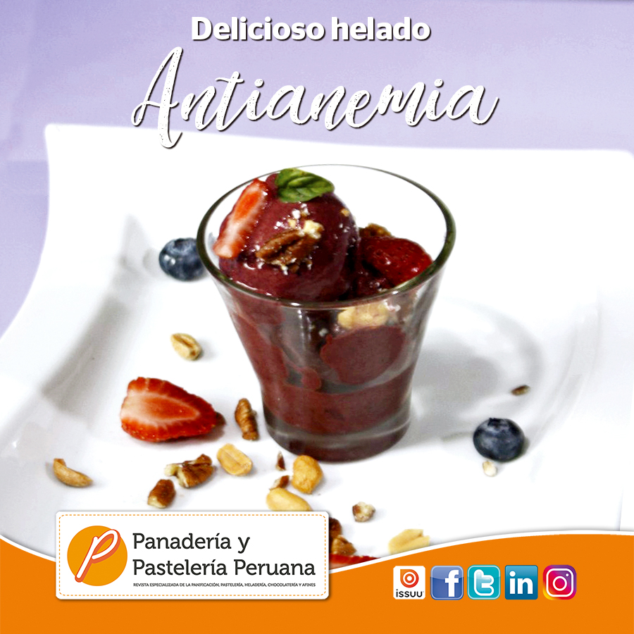 Deliciosos helados y paletas antianemia