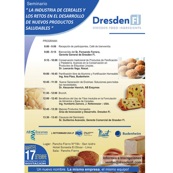 Seminario "La Industria de Cereales y Desarrollo de Productos Saludables"