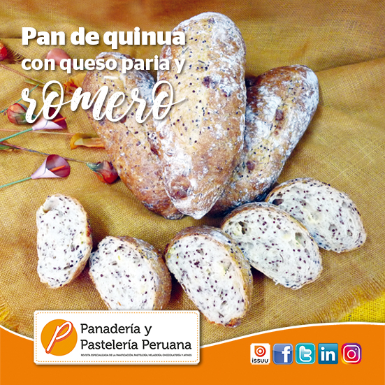 Â¡RECETA! Pan de quinua con queso paria y romero