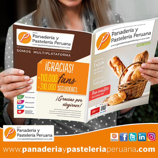 SuscrÃ­bete a la revista PanaderÃ­a y PastelerÃ­a Peruana